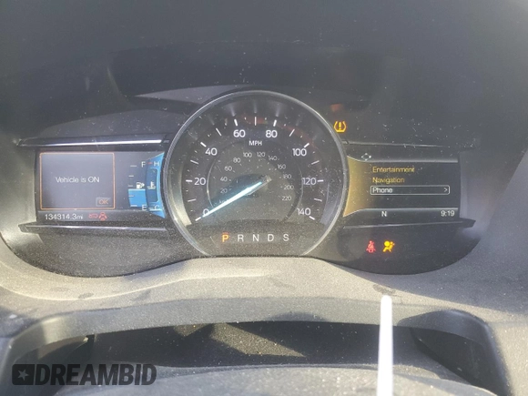 2018 Ford Explorer Sport with VIN 1FM5K8GT4JGB11220, listed as a Copart auction lot 50001345 with 134,314 mi miles and Salvage title. Bid and sale history available at DreamBid. Image 9.