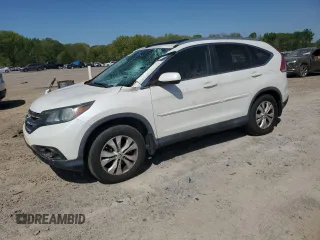 2013 Honda CR-V EX-L with VIN 5J6RM3H78DL022759, listed as a Copart auction lot 52386935 with 146,286 mi miles and Salvage Title. Bid and sale history available at DreamBid. Image 1.