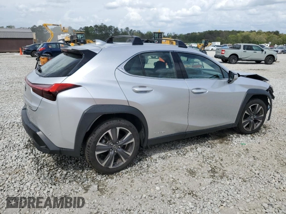 2019 Lexus UX 250h with VIN JTHU9JBH1K2000806, listed as a Copart auction lot 58068005 with 69,661 mi miles and Salvage title. Bid and sale history available at DreamBid. Image 3.