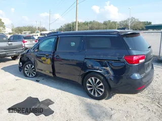2015 Kia Sedona EX with VIN KNDMC5C13F6018556, listed as a IAAI auction lot 41491580 with 1 mi miles. Bid and sale history available at carsss.com. Image 13.