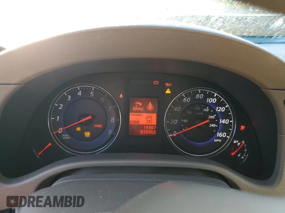 2009 Infiniti G37 Sport with VIN JNKCV64E59M606048, listed as a Copart auction lot 74562664 with 19,387 mi miles and Salvage Title. Bid and sale history available at DreamBid. Image 9.