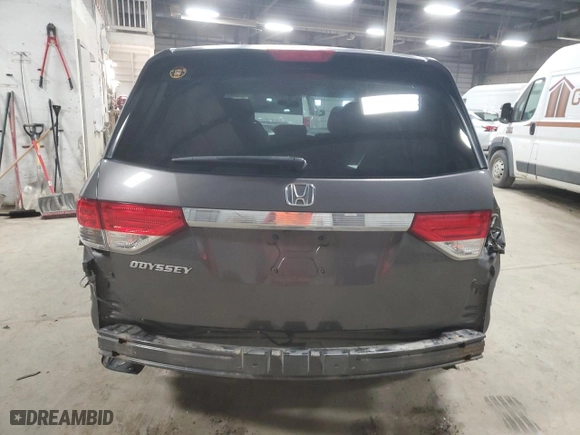 2014 Honda Odyssey EX with VIN 5FNRL5H4XEB130086, listed as a Copart auction lot 52018125 with 120,601 mi miles and Salvage Title. Bid and sale history available at carsss.com. Image 6.