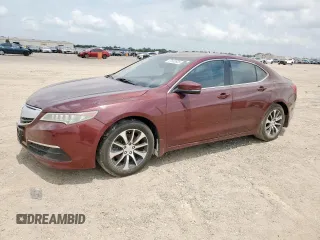 2015 Acura TLX with VIN 19UUB1F32FA025781, listed as a Copart auction lot 57600635 with 208,603 mi miles and Salvage title. Bid and sale history available at DreamBid. Image 1.