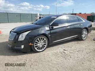 2013 Cadillac XTS Platinum with VIN 2G61V5S30D9172618, listed as a Copart auction lot 47497355 with 85,502 mi miles and Salvage Title. Bid and sale history available at carsss.com. Image 1.