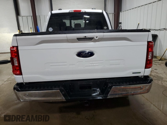 2022 Ford F-150 XL with VIN 1FTEW1EP9NFB19718, listed as a Copart auction lot 59297815 with 43,368 mi miles and Salvage title. Bid and sale history available at DreamBid. Image 6.