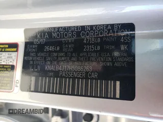 2017 Kia Cadenza Premium with VIN KNALB4J17H5086263, listed as a Copart auction lot 79861684 with 134,624 mi miles and Salvage Title. Bid and sale history available at carsss.com. Image 13.