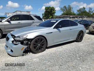 2013 BMW 6 Series 650i with VIN WBAYM9C59DDW20408, listed as a Copart auction lot 73585214 with 143,605 mi miles and Clean Title. Bid and sale history available at carsss.com. Image 1.