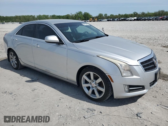 2013 Cadillac ATS with VIN 1G6AA5RA4D0179257, listed as a Copart auction lot 54173405 with 197,717 mi miles and Salvage title. Bid and sale history available at DreamBid. Image 4.