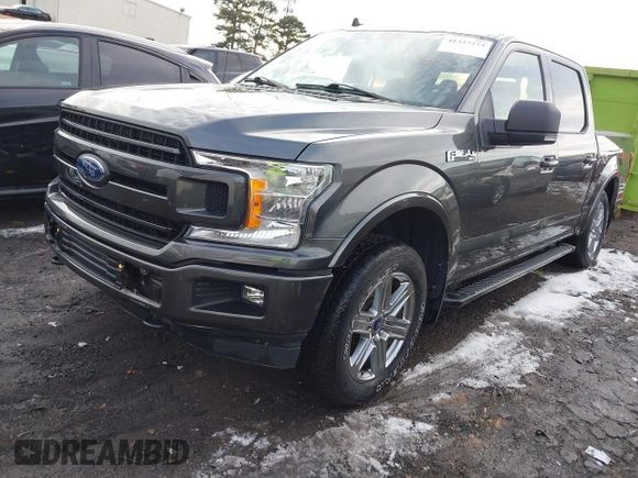 2019 Ford F-150 XL with VIN 1FTEW1E55KFD39996, listed as a IAAI auction lot 41327273 with 28,220 mi miles. Bid and sale history available at carsss.com. Image 2.