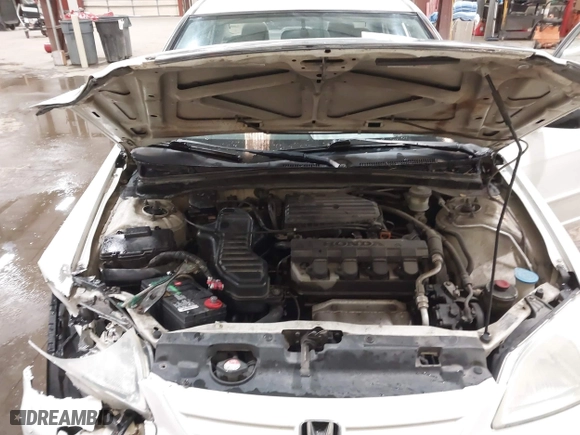2003 Honda Civic LX with VIN 2HGES16573H598145, listed as a IAAI auction lot 41651885 with 254,523 mi miles. Bid and sale history available at carsss.com. Image 10.