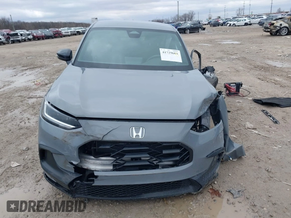 2024 Honda HR-V Sport with VIN 3CZRZ2H50RM751094, listed as a IAAI auction lot 41729601 with 1 mi miles. Bid and sale history available at carsss.com. Image 11.