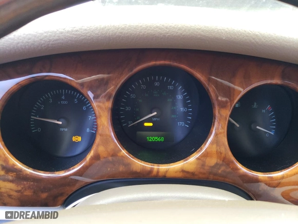 1998 Jaguar XJ with VIN SAJHX1240WC822861, listed as a Copart auction lot 79388654 with 120,568 mi miles and Non Repairable. Bid and sale history available at carsss.com. Image 9.