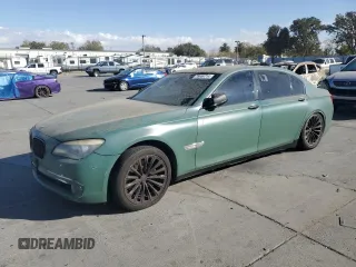2011 BMW 7 Series 740Li with VIN WBAKB4C53BC574091, listed as a Copart auction lot 76669714 with 179,333 mi miles and Clean Title. Bid and sale history available at carsss.com. Image 1.