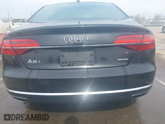 2015 Audi A8 3.0T with VIN WAU3GAFD7FN037726, listed as a IAAI auction lot 41793699 with 100,773 mi miles and . Bid and sale history available at DreamBid. Image 16.
