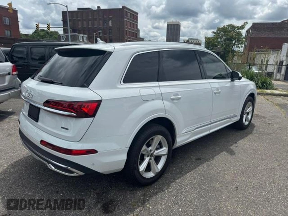 2023 Audi Q7 Premium with VIN WA1AXBF78PD019523, listed as a Copart auction lot 66156955 with 13,821 mi miles and Clean title. Bid and sale history available at DreamBid. Image 3.