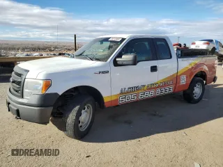 2014 Ford F-150 XL with VIN 1FTEX1EM9EKE59932, listed as a Copart auction lot 85818504 with Not Provided miles and Salvage Title. Bid and sale history available at carsss.com. Image 1.