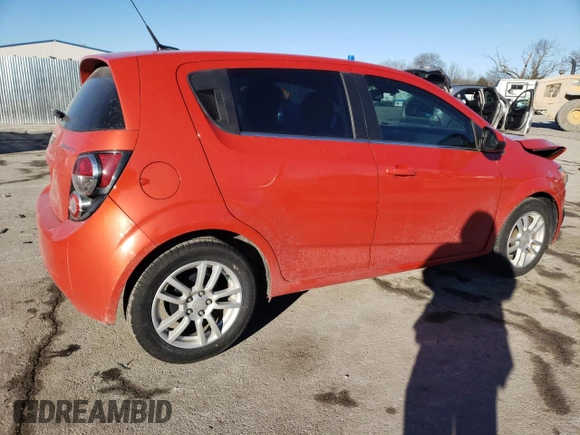 2013 Chevrolet Sonic LT with VIN 1G1JC6SH4D4108727, listed as a Copart auction lot 47113725 with 59,042 mi miles and Salvage Title. Bid and sale history available at carsss.com. Image 3.