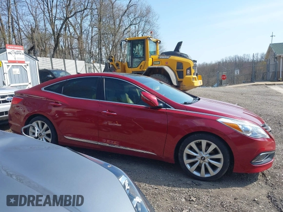 2016 Hyundai Azera Limited with VIN KMHFH4JG5GA524170, listed as a IAAI auction lot 42065814 with 73,607 mi miles and . Bid and sale history available at carsss.com. Image 14.