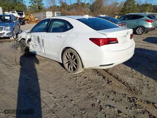 2018 Acura TLX with VIN 19UUB1F38JA010436, listed as a IAAI auction lot 41427102 with 116,912 mi miles. Bid and sale history available at carsss.com. Image 3.