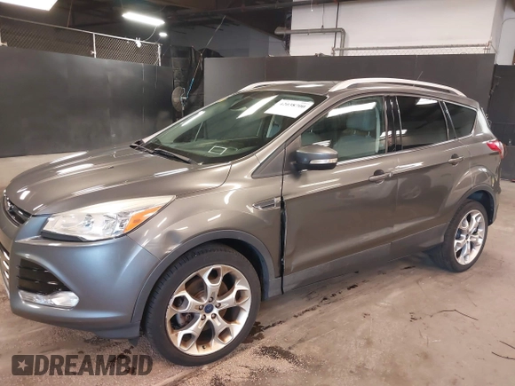 2014 Ford Escape Titanium with VIN 1FMCU9JX0EUE45254, listed as a IAAI auction lot 42038700 with 60,103 mi miles. Bid and sale history available at carsss.com. Image 6.