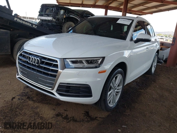 2018 Audi Q5 Premium Plus with VIN WA1BNAFY2J2218812, listed as a IAAI auction lot 41966425 with 67,530 mi miles. Bid and sale history available at carsss.com. Image 20.