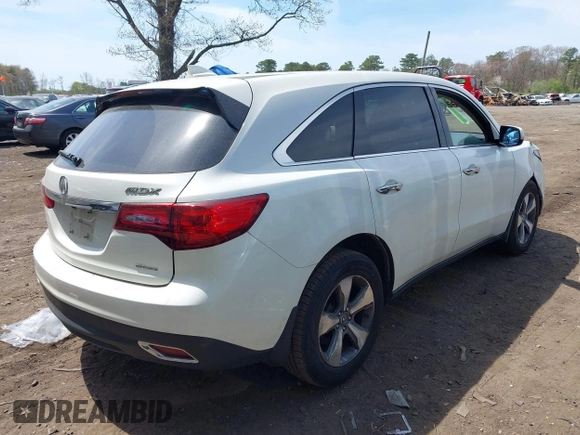 2016 Acura MDX with VIN 5FRYD4H22GB017638, listed as a IAAI auction lot 42085218 with 72,987 mi miles. Bid and sale history available at carsss.com. Image 4.