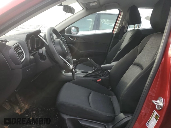 2015 Mazda 3 i SV with VIN JM1BM1T78F1250066, listed as a Copart auction lot 86129084 with 64,437 mi miles and Salvage Title. Bid and sale history available at DreamBid. Image 7.
