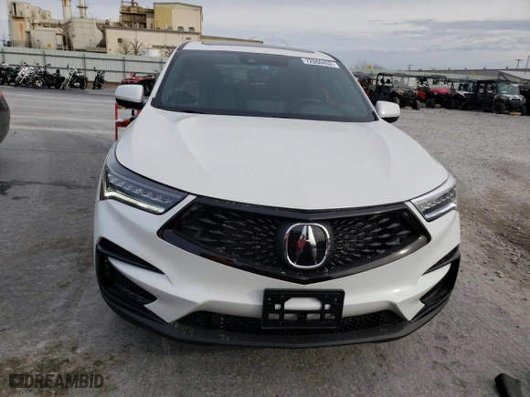 2020 Acura RDX w/A-Spec Pkg with VIN 5J8TC1H65LL021661, listed as a Copart auction lot 72860402 with 29,012 mi miles. Bid and sale history available at carsss.com. Image 5.