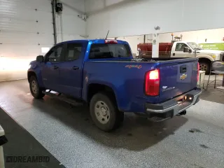 2018 Chevrolet Colorado 4WD Work Truck with VIN 1GCGTBENXJ1325966, listed as a Copart auction lot 42807745 with 124,433 mi miles and Clean Title. Bid and sale history available at carsss.com. Image 2.