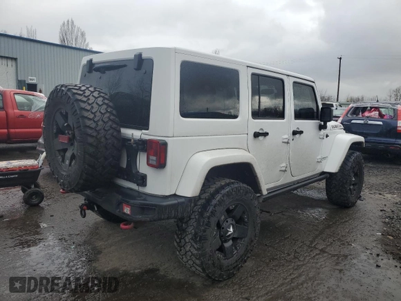 2015 Jeep Wrangler Unlimited Rubicon Hard Rock с VIN 1C4HJWFG8FL647910, выставлен на аукционе Copart как лот 46716605 с пробегом 48 139 миль миль и Списание • Salvage title. История ставок и продаж доступна на DreamBid. Изображение 3.