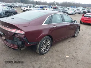 2017 Lincoln MKZ Select with VIN 3LN6L5C93HR600656, listed as a IAAI auction lot 41481241 with 73,305 mi miles. Bid and sale history available at carsss.com. Image 4.