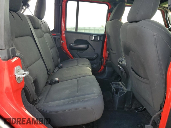 2018 Jeep Wrangler Unlimited Sport S z VIN 1C4HJXDG6JW165825, wystawiony jako Copart lot #59548785 z przebiegiem Nie podano mil oraz Nie do naprawy • Non repairable. Historia ofert i sprzedaży dostępna na DreamBid. Obrazek 11.