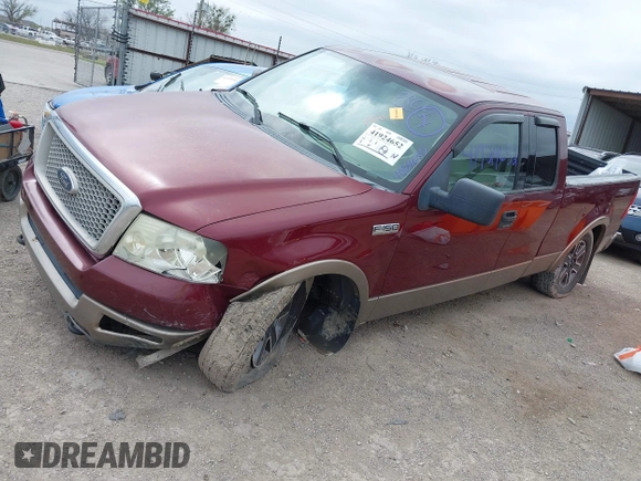 2004 Ford F-150 XLT with VIN 1FTPX14574NB92662, listed as a IAAI auction lot 41924652 with 141,694 mi miles and . Bid and sale history available at carsss.com. Image 17.