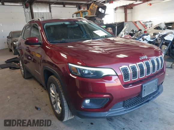 2019 Jeep Cherokee Latitude z VIN 1C4PJMCB7KD127453, wystawiony jako IAAI lot #42100924 z przebiegiem 97 414 mil mil oraz . Historia ofert i sprzedaży dostępna na DreamBid. Obrazek 1.