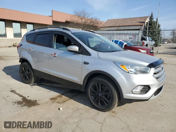 2018 Ford Escape SE with VIN 1FMCU0GD0JUA43253, listed as a Copart auction lot 52304765 with 117,706 mi miles and Salvage Title. Bid and sale history available at carsss.com. Image 4.