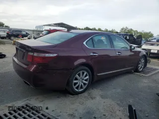 2007 Lexus LS 460 with VIN JTHBL46F475030195, listed as a Copart auction lot 65994595 with Not provided miles and Clean title. Bid and sale history available at DreamBid. Image 3.