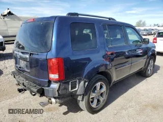 2014 Honda Pilot EX-L with VIN 5FNYF3H76EB025000, listed as a Copart auction lot 43550475 with 107,454 mi miles and Salvage Title. Bid and sale history available at carsss.com. Image 3.