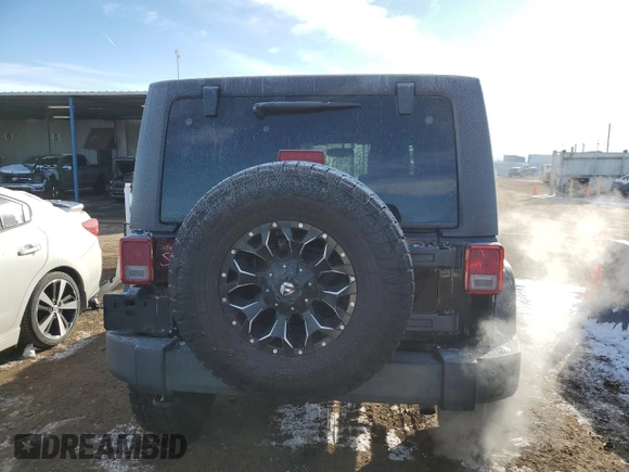 2012 Jeep Wrangler Unlimited Rubicon with VIN 1C4HJWFG2CL260944, listed as a Copart auction lot 43463685 with 151,979 mi miles and Salvage title. Bid and sale history available at DreamBid. Image 6.