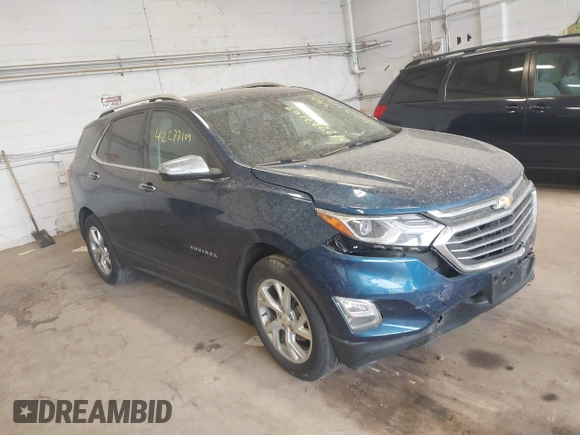 2019 Chevrolet Equinox Premier z VIN 2GNAXXEV9K6265112, wystawiony jako IAAI lot #42277109 z przebiegiem 64 261 mil mil oraz . Historia ofert i sprzedaży dostępna na DreamBid. Obrazek 1.