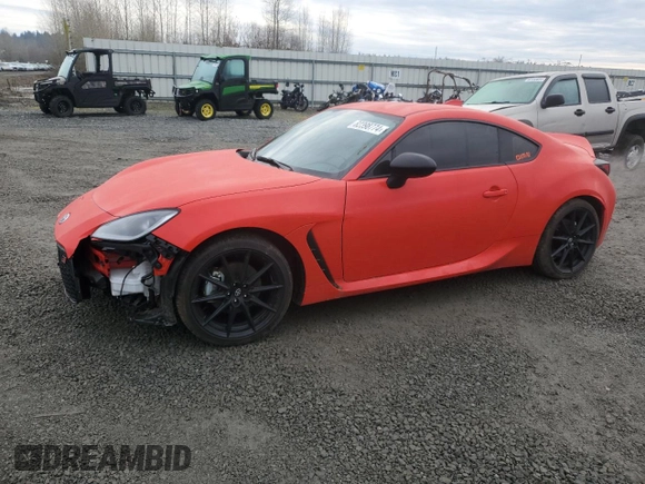 2024 Toyota GR86 Premium with VIN JF1ZNBE16R8756488, listed as a Copart auction lot 82398774 with 6,717 mi miles and Salvage Title. Bid and sale history available at carsss.com. Image 1.