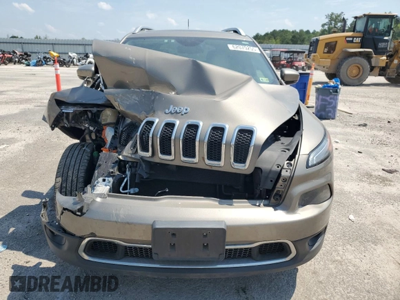 2017 Jeep Cherokee Limited with VIN 1C4PJLDB3HW549242, listed as a Copart auction lot 62075255 with 129,880 mi miles and Salvage title. Bid and sale history available at DreamBid. Image 5.