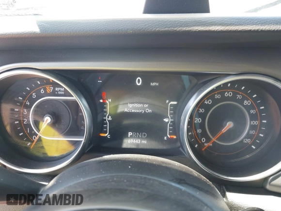2021 Jeep Gladiator Willys z VIN 1C6HJTAG6ML507039, wystawiony jako IAAI lot #42057637 z przebiegiem 69 443 mil mil oraz . Historia ofert i sprzedaży dostępna na DreamBid. Obrazek 7.