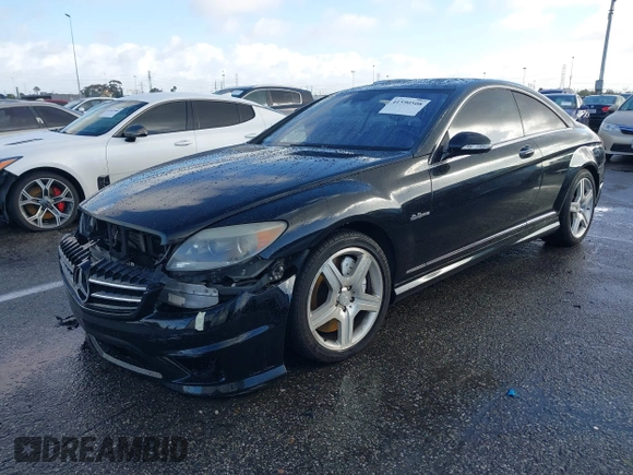 2009 Mercedes-Benz CL-Class V8 AMG with VIN WDDEJ77X89A020041, listed as a IAAI auction lot 41590508 with 127,040 mi miles. Bid and sale history available at carsss.com. Image 18.