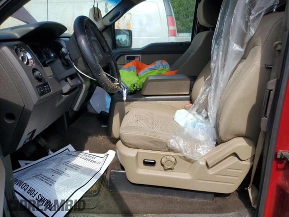 2010 Ford F-150 XL with VIN 1FTEX1E8XAFC24431, listed as a Copart auction lot 62084625 with 155,985 mi miles and Clean title. Bid and sale history available at DreamBid. Image 7.