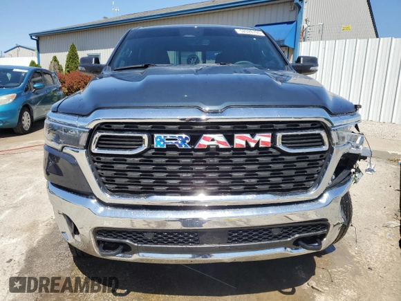 2025 Ram 1500 Big Horn z VIN 1C6SRFFP9SN628206, wystawiony jako Copart lot #52026705 z przebiegiem 4 311 mil mil oraz Szkoda całkowita • Salvage title. Historia ofert i sprzedaży dostępna na DreamBid. Obrazek 5.
