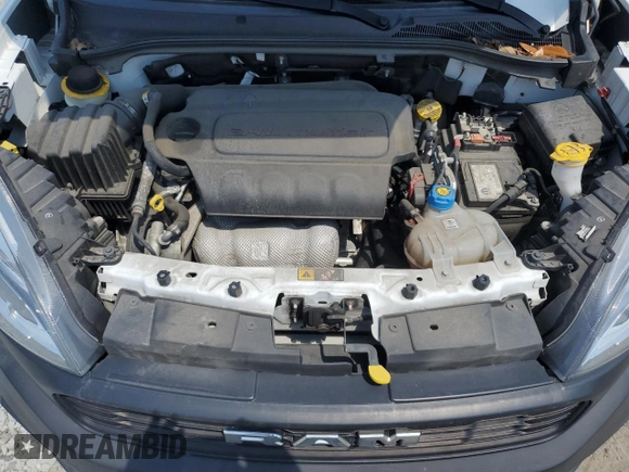 2020 Ram ProMaster City Cargo Tradesman with VIN ZFBHRFAB5L6P29854, listed as a Copart auction lot 68680784 with 66,412 mi miles and Salvage Title. Bid and sale history available at DreamBid. Image 11.