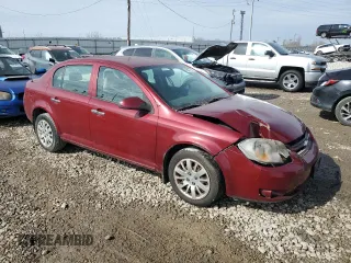 2009 Chevrolet Cobalt 1LT with VIN 1G1AT58H197236799, listed as a Copart auction lot 46077845 with 160,550 mi miles and Salvage Title. Bid and sale history available at DreamBid. Image 4.