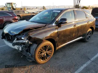 2013 Lexus RX with VIN JTJZB1BA0D2411533, listed as a Copart auction lot 87529315 with 118,202 mi miles and Salvage Title. Bid and sale history available at carsss.com. Image 1.