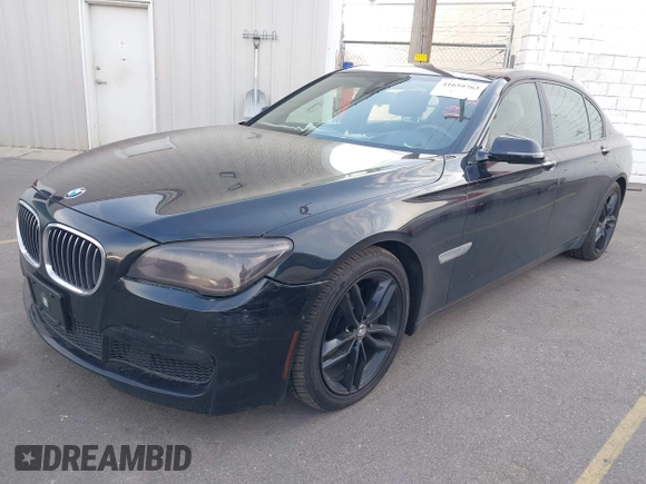 2015 BMW 7 Series 750Li xDrive with VIN WBAYF8C55FD654949, listed as a IAAI auction lot 41659763 with 91,837 mi miles and . Bid and sale history available at carsss.com. Image 2.