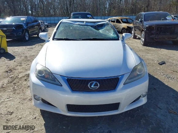2012 Lexus IS 250C with VIN JTHFF2C28C2521444, listed as a IAAI auction lot 41354933 with 122418 miles. Bid and sale history available at carsss.com. Image 12.